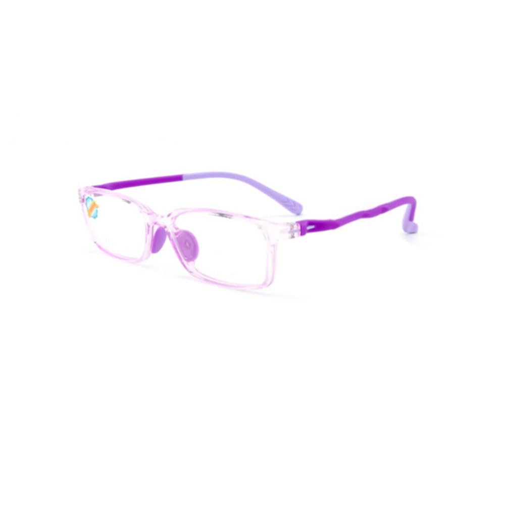 1 pair of purple silicone child eyeglass arms in package