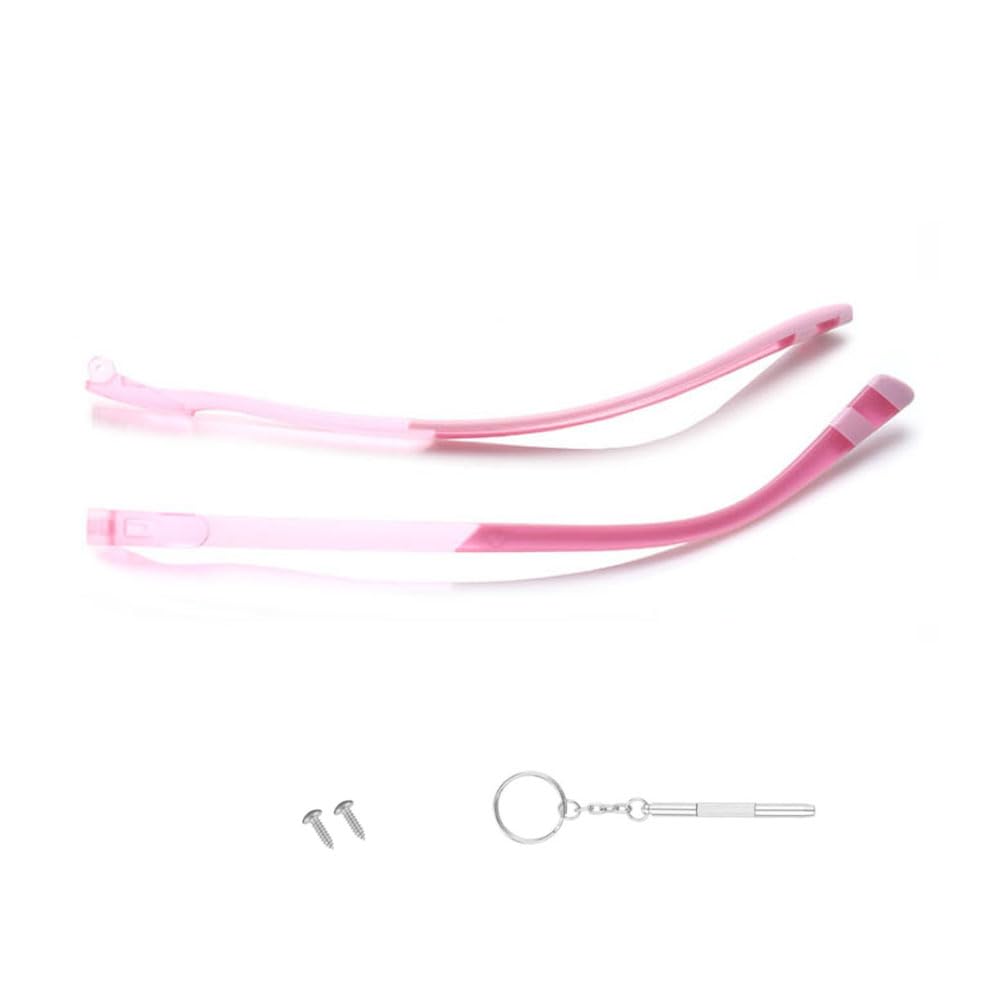 QYAJS child eyeglass arms replacement temple pink close-up