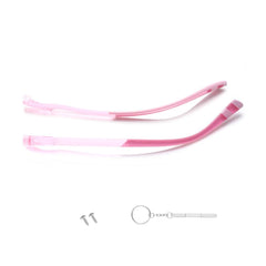 QYAJS child eyeglass arms replacement temple pink close-up