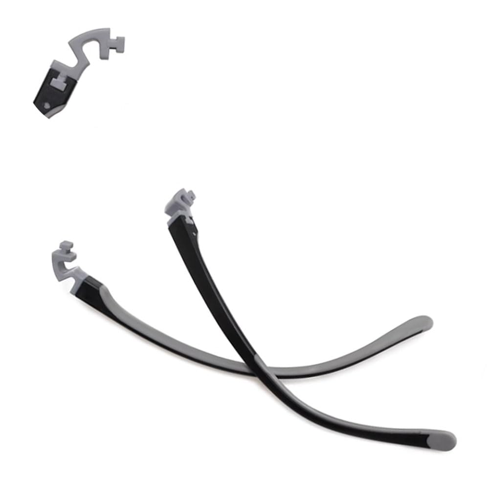 QYAJS child eyeglass arms silicone 1 pair black/grey product image