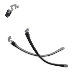 QYAJS child eyeglass arms silicone 1 pair black/grey product image