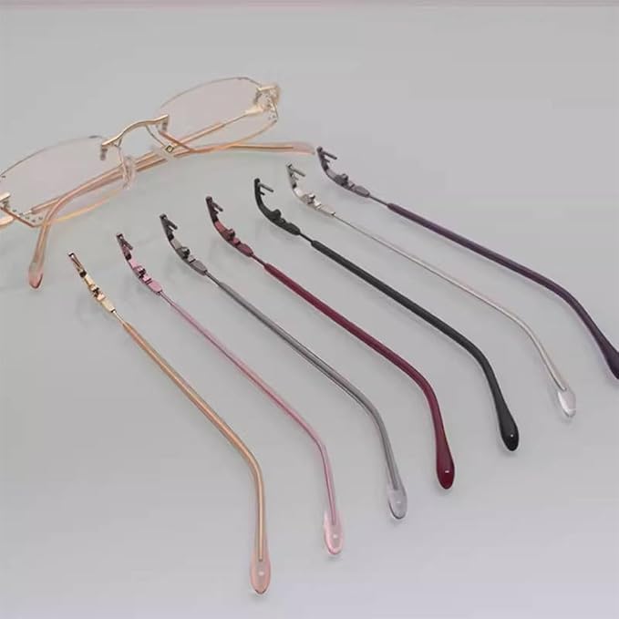 Nose bridge replacement compatibility with rimless glasses legs