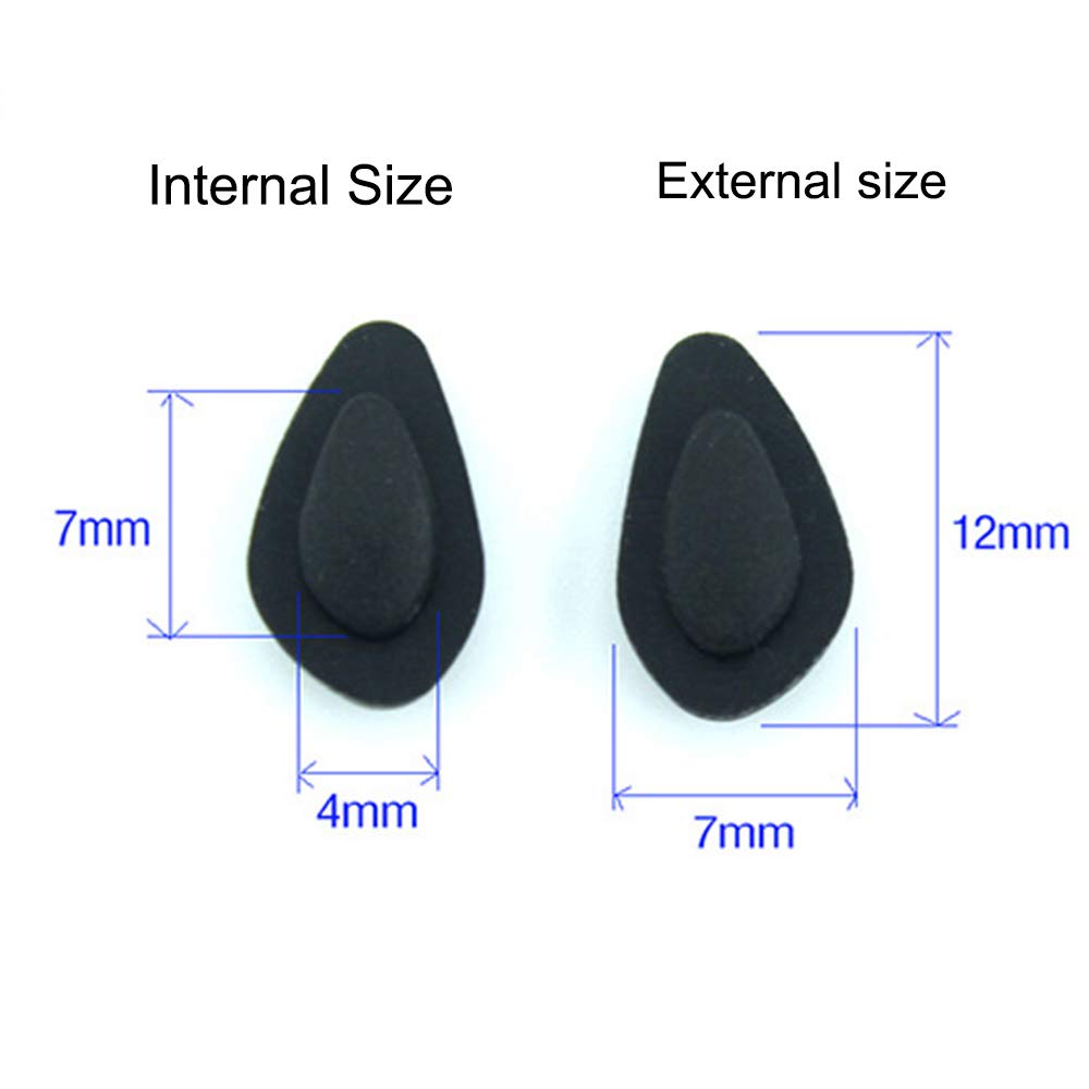 Non-slip silicone nose pads suitable for Nike eyewear