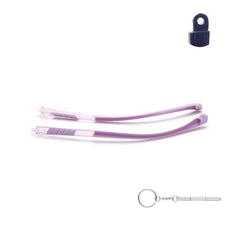 Replacement temple legs made of TR silicone for kids' glasses (blue)