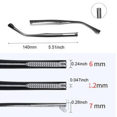 Temple Arms Replacement with Screws and Washers