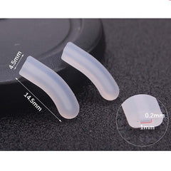 Close-up of soft silicone nose pad for eyeglasses