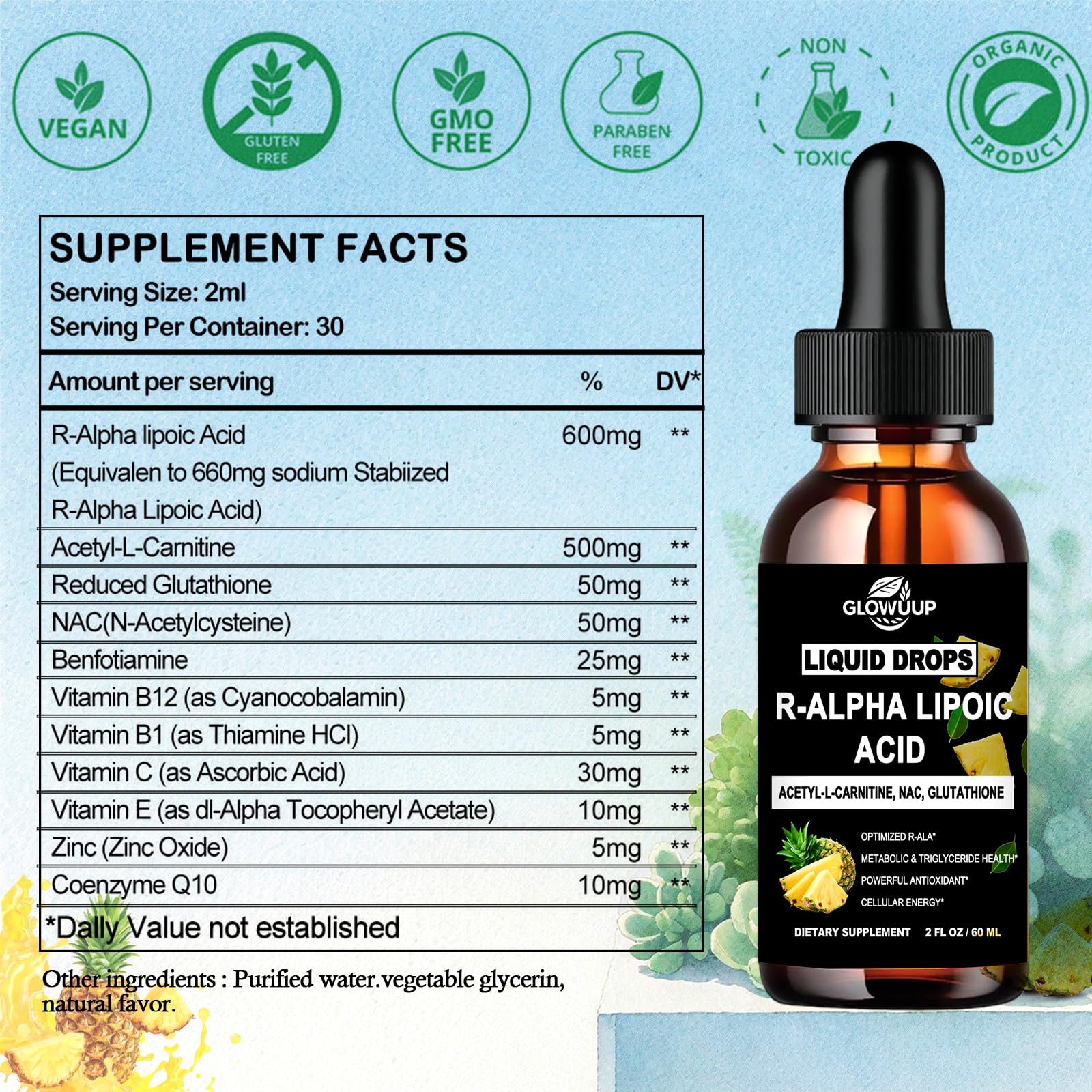 GLOVVUUP packaging and logo