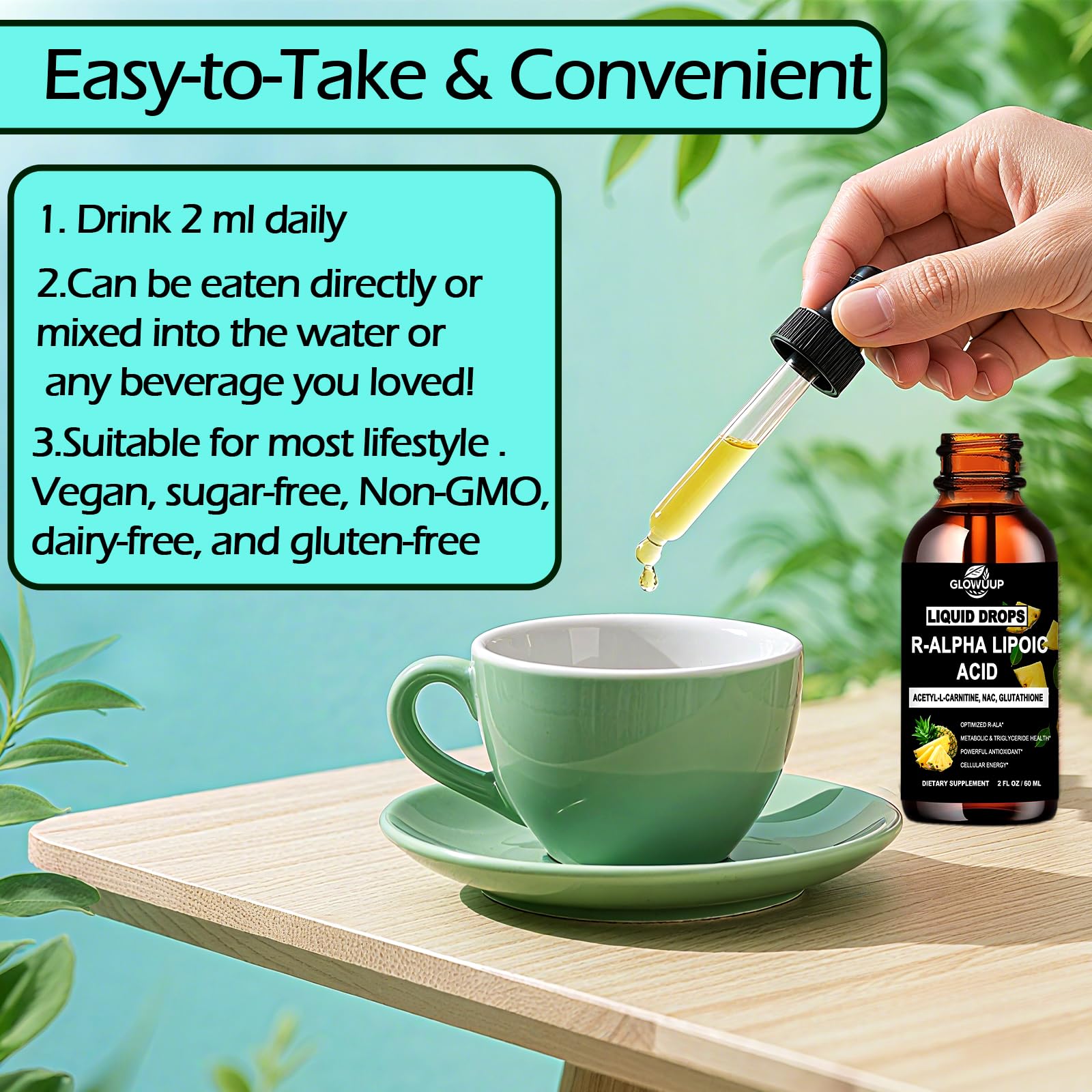 Dosage instruction: 2 ml daily