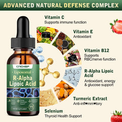 Front view of R-Alpha Lipoic Acid 600mg bottle