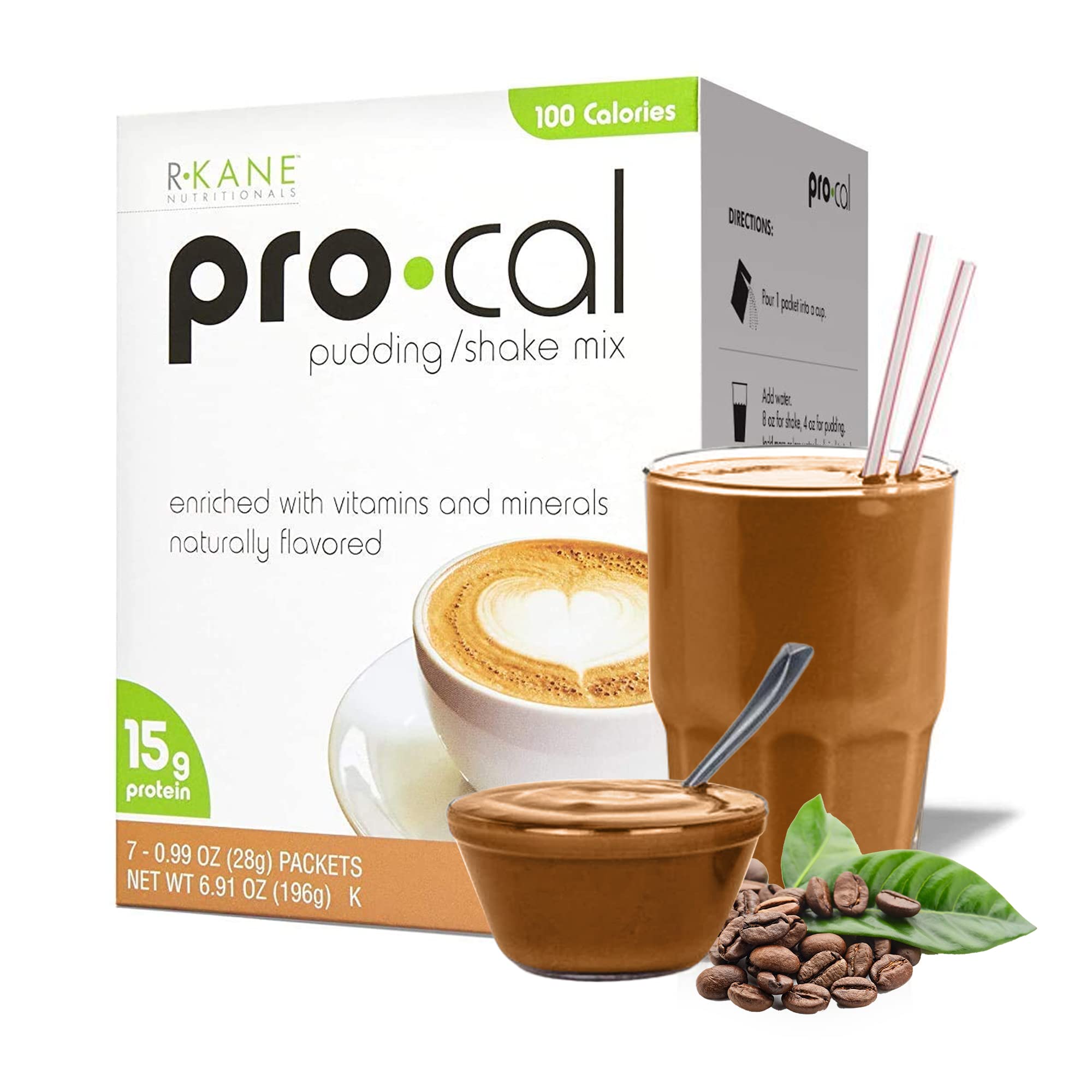 R-Kane Pro-Cal Pudding Shake Mocha flavor box