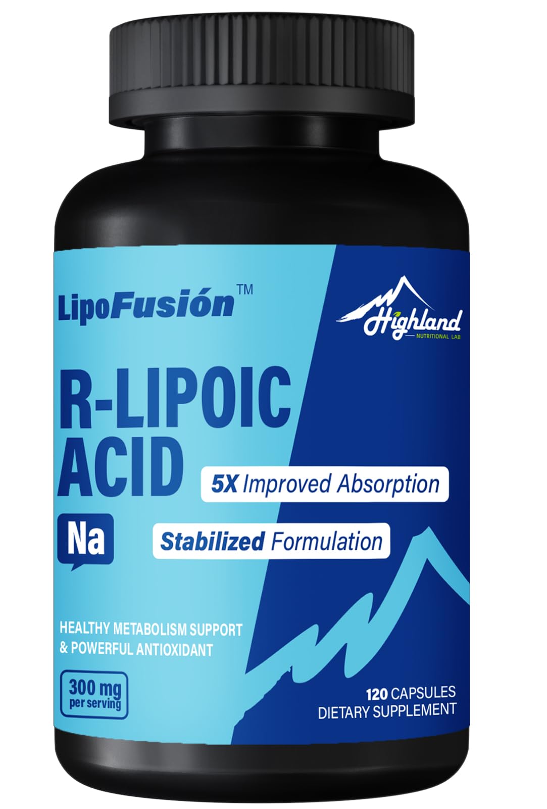 R-Lipoic Acid 300mg bottle - hero image