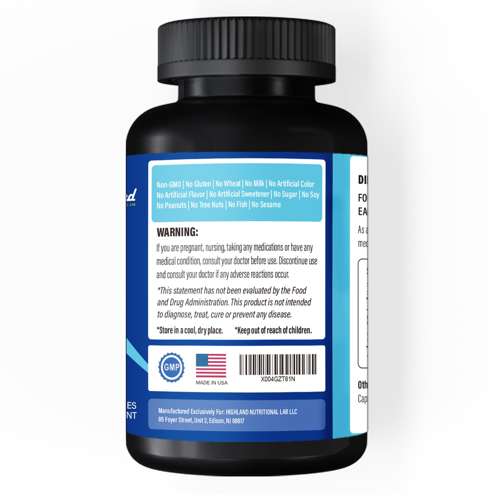 Made in USA - GMP compliant manufacturing