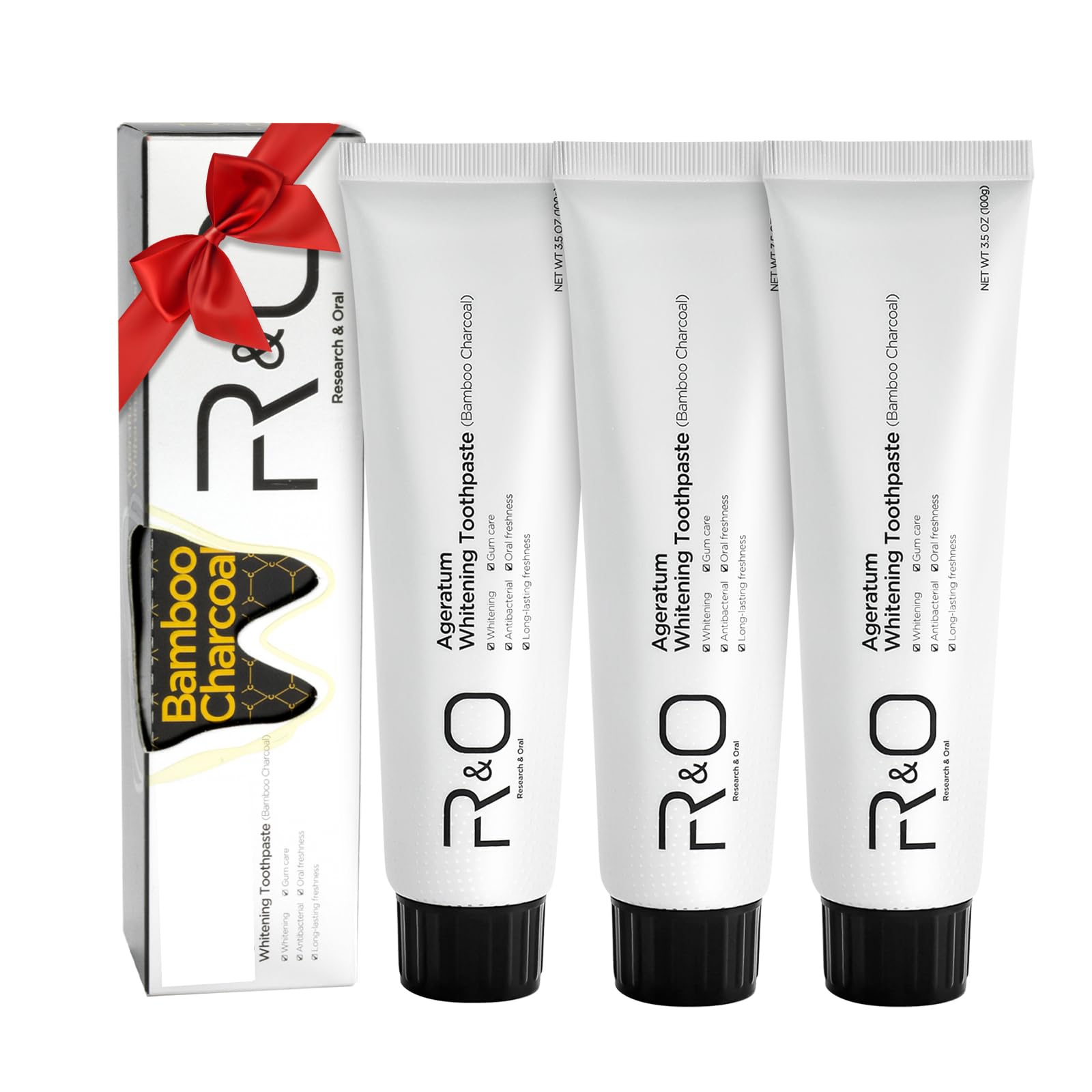Lifestyle image suggesting a bright smile with bamboo charcoal toothpaste