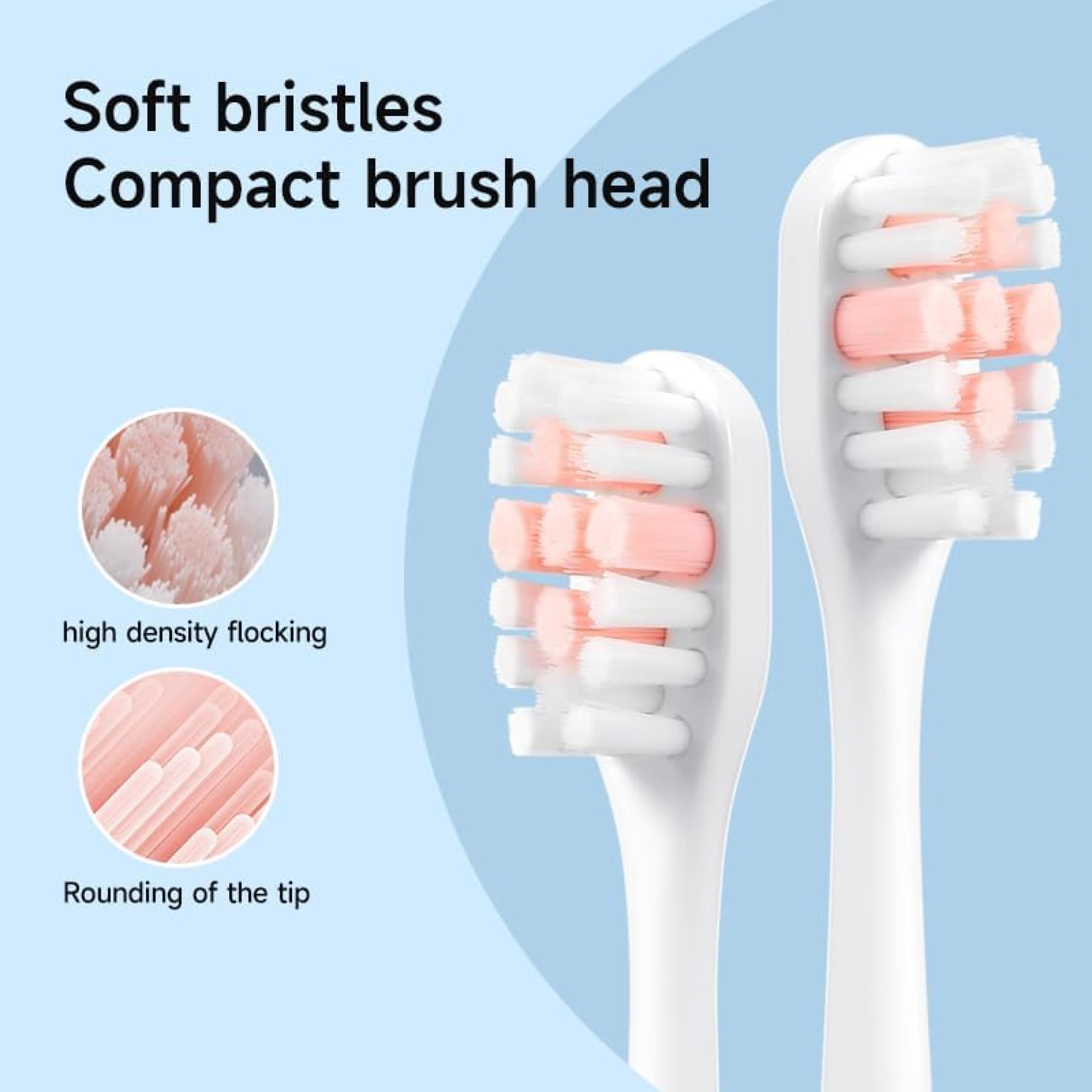 Five cleaning modes Whitening, Cleaning, Nursing, Polishing, and Sensitive