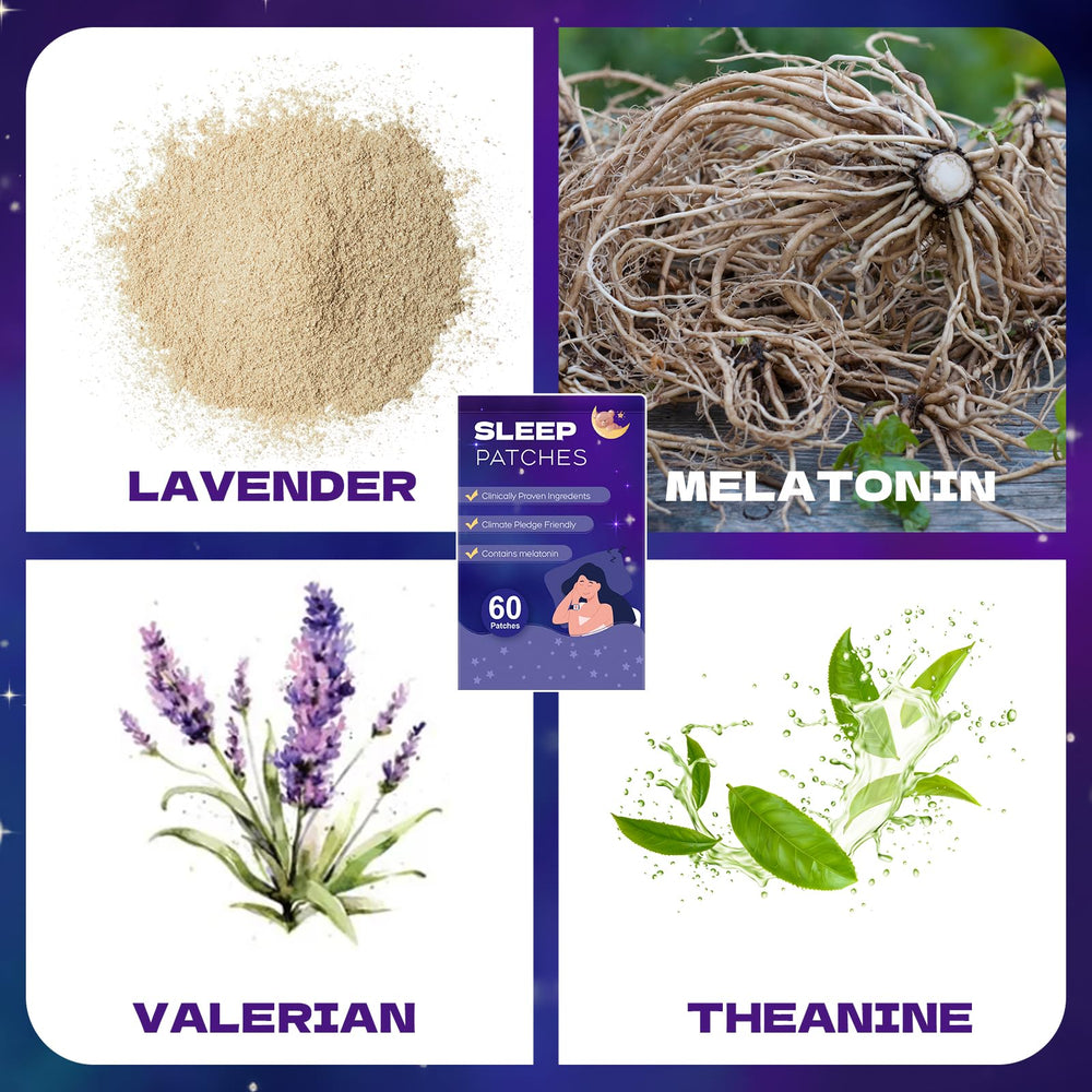 RAAYAM Sleep Patches 60 Pack - back view