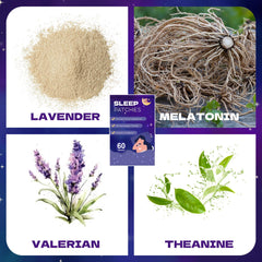 RAAYAM Sleep Patches 60 Pack - back view