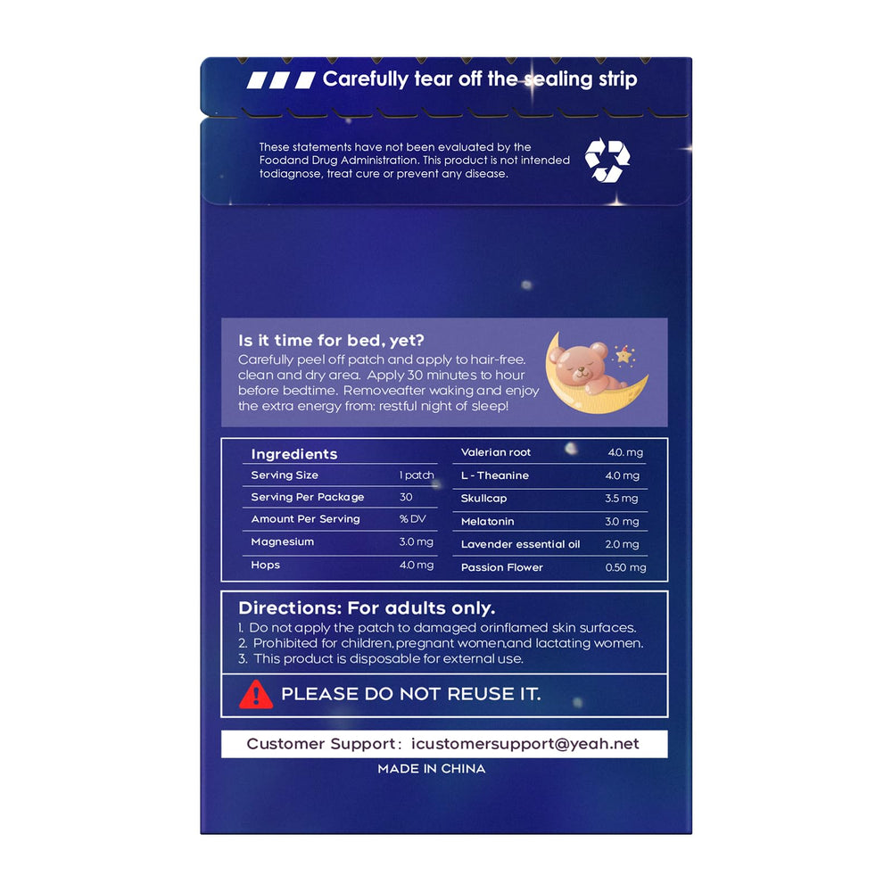 All-natural ingredients illustration for RAAYAM Sleep Patches