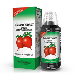 Rabano Yodado bottle front view