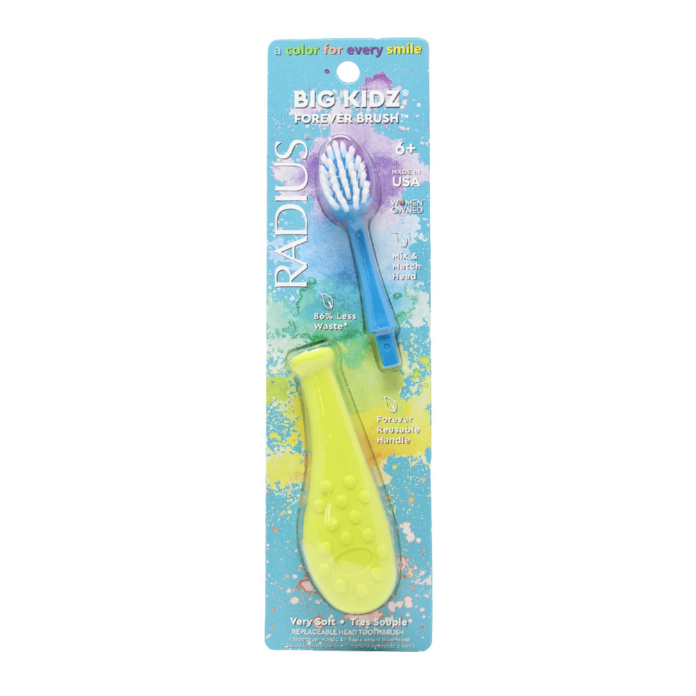 Colorful handle options to match kid's personality