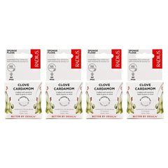 Radius Clove Cardamom Dental Floss 55 Yards Pack of 4 – front packaging