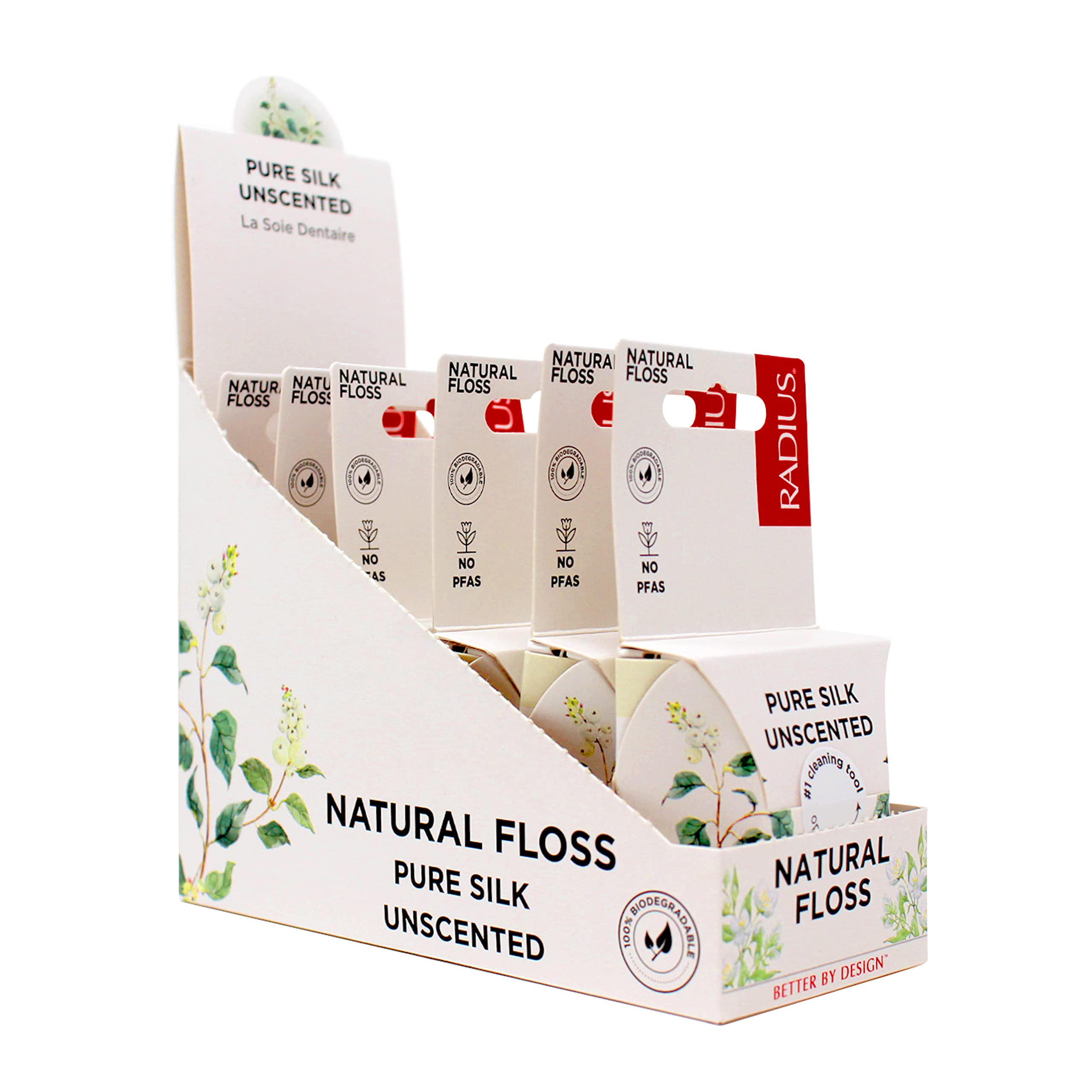Floss infused with erythritol for cavity protection
