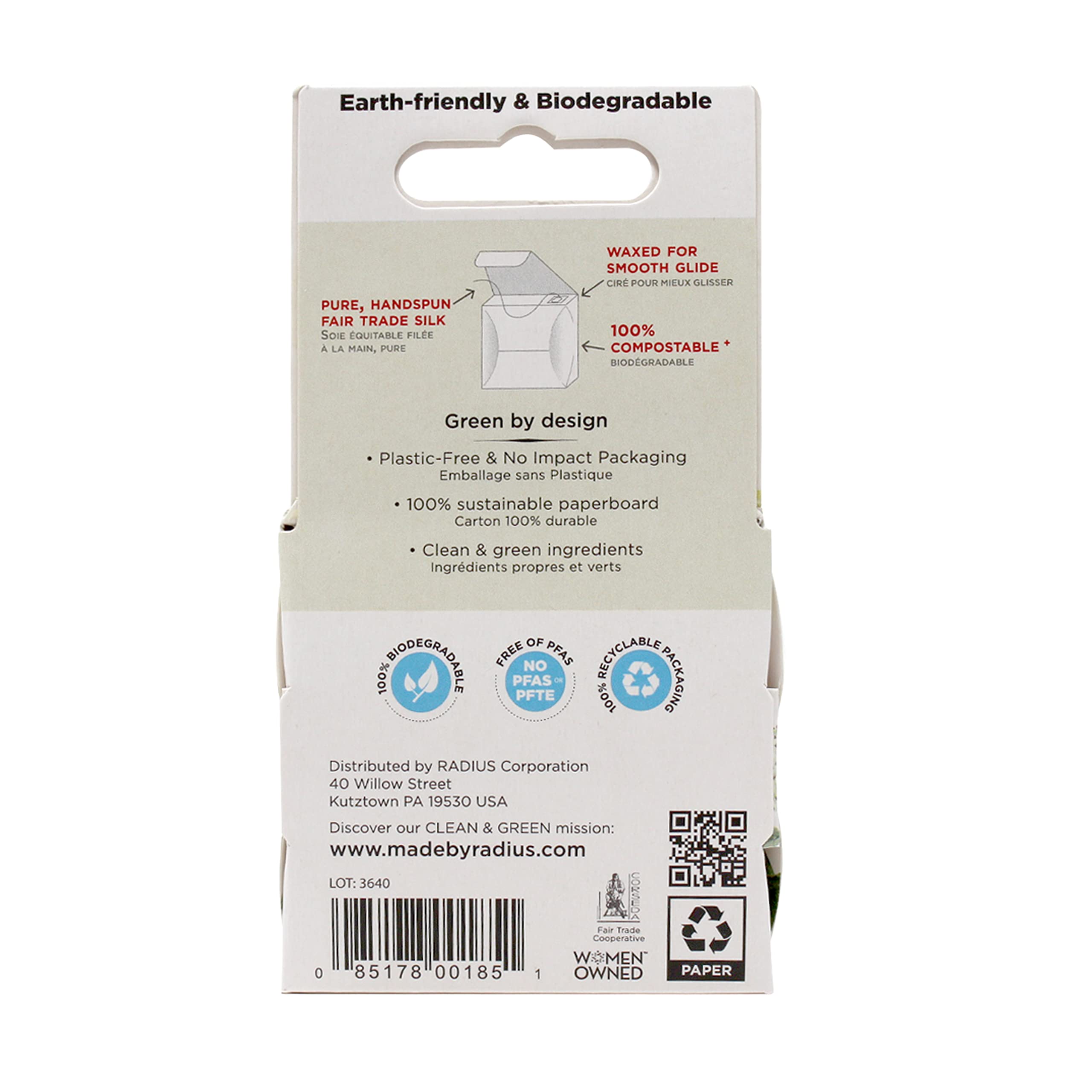 Unscented silk dental floss – 33 yards per unit