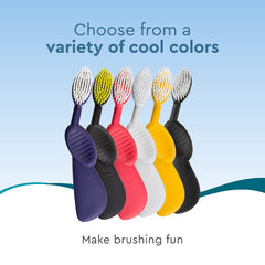 Flex neck of Radius Flex Brush bending to reach corners