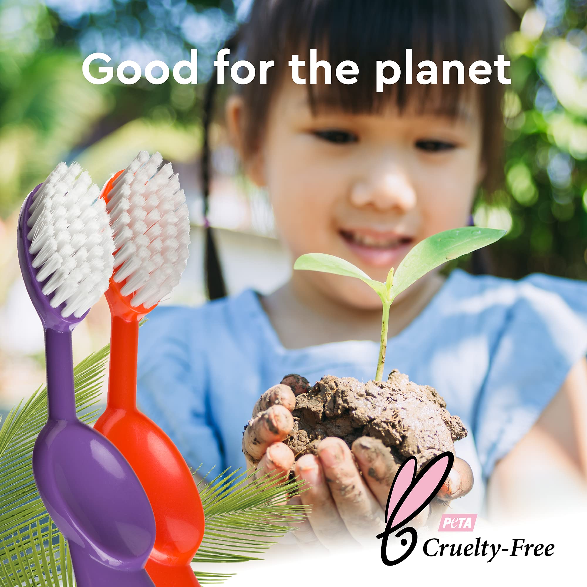 ADA accepted and BPA-free labeling on Radius Kidz toothbrush