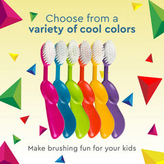 Radius Kidz toothbrushes showing the large oval brush head