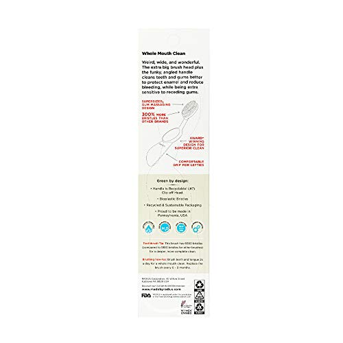 Color variants of the RADIUS Original Left-Hand Toothbrush