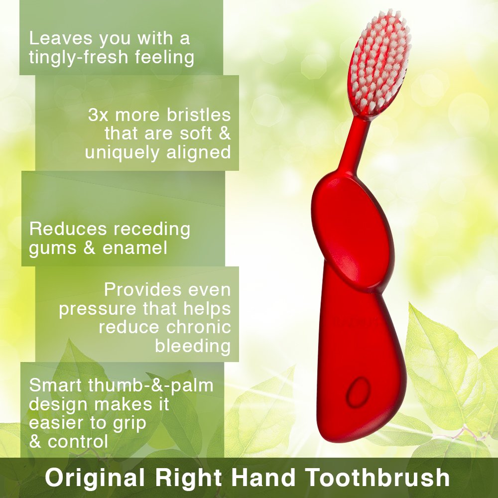 Ergonomic design emphasizing easy-grip for right-handed use