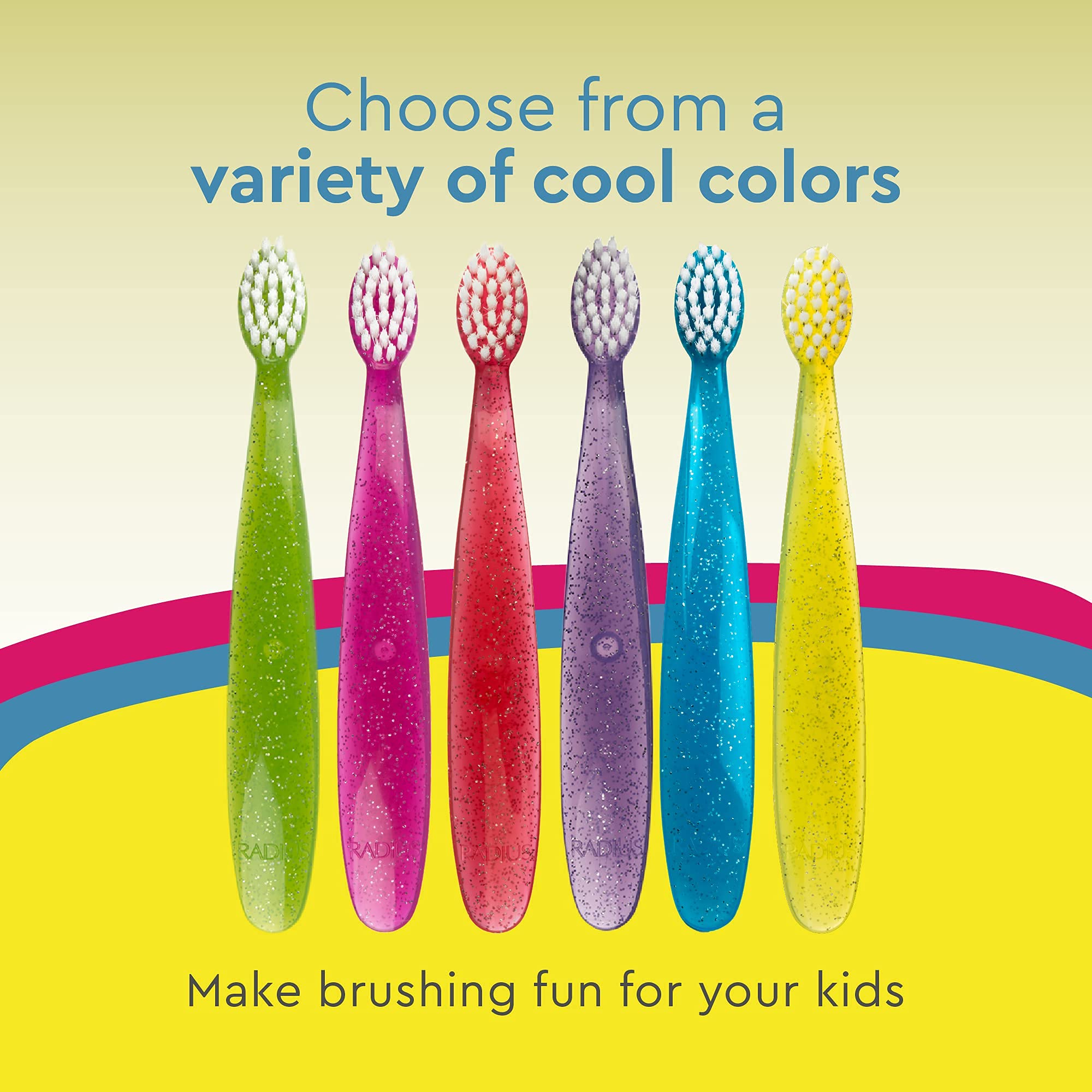 Easy-grip tapered handle for toddlers