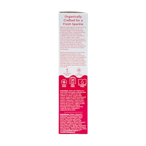 USDA Organic seal on RADIUS Kids Toothpaste label