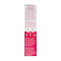 Close-up of 3oz tube of Radius USDA Organic Kids Toothpaste Dragon Fruit