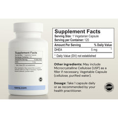 Raena DHEA 5mg bottle product packaging