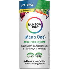 Rainbow Light Men's One Multivitamin packaging 60-count
