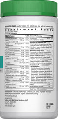 Nourishing Vitality Blend ingredients including spirulina, kale, beet and spinach with probiotics