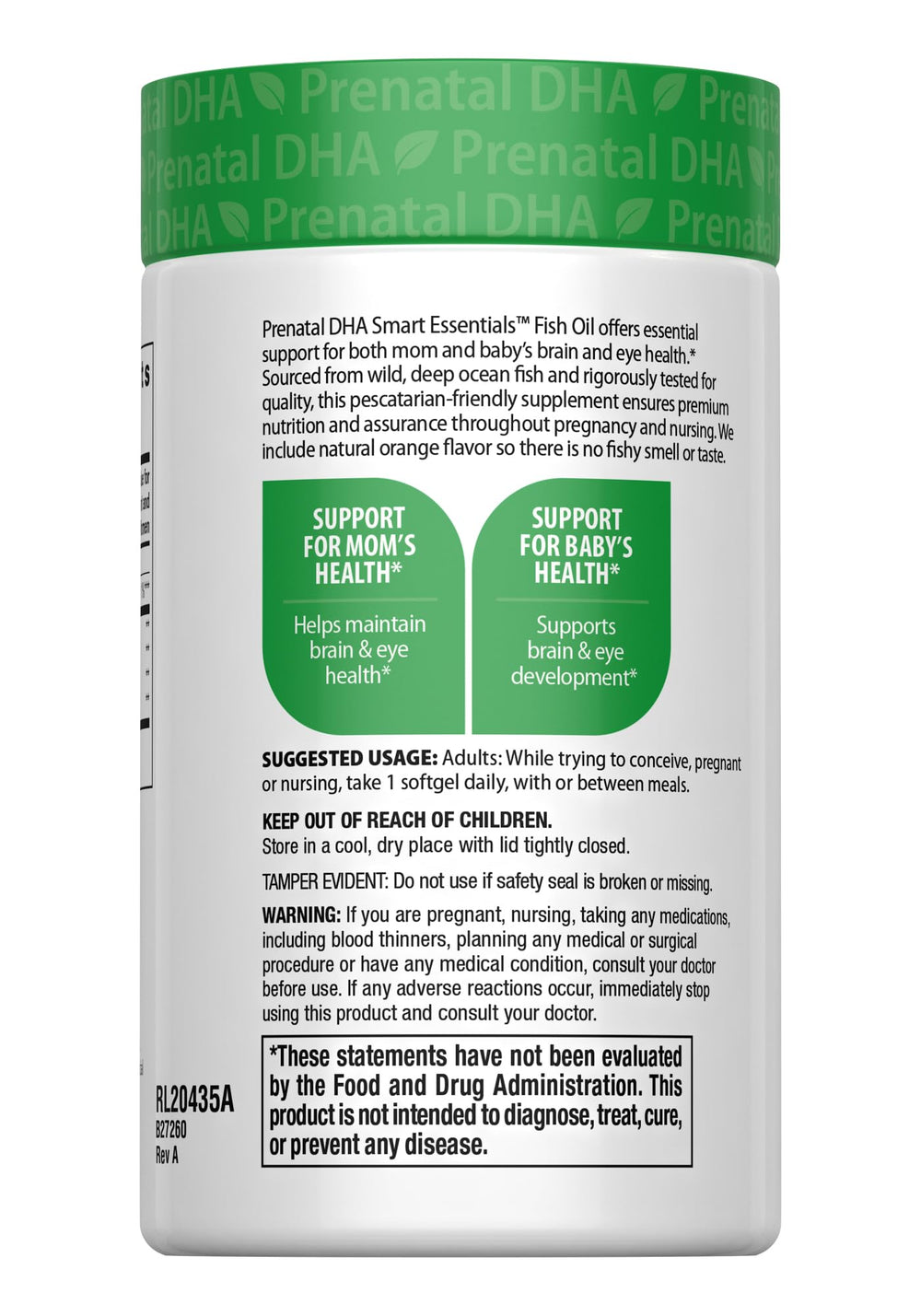 Prenatal One daily multivitamin and Prenatal DHA Omega-3 bottles