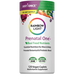 Rainbow Light Prenatal One bottle with 120-count supply