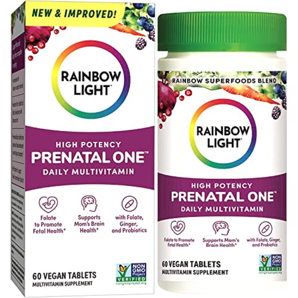 Rainbow Light Prenatal One High-Potency Multivitamin bottle front view