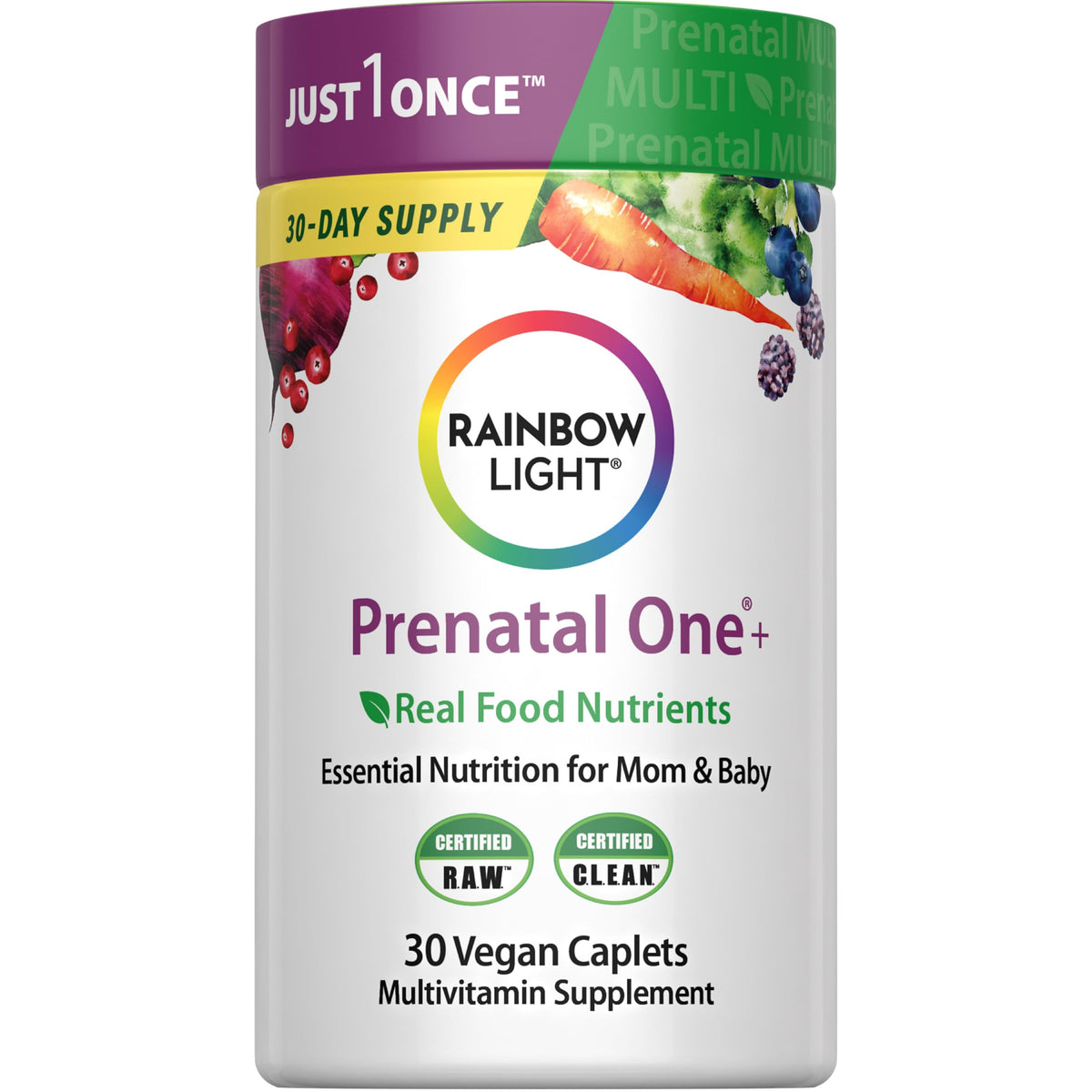 Rainbow Light Prenatal One 30-count bottle