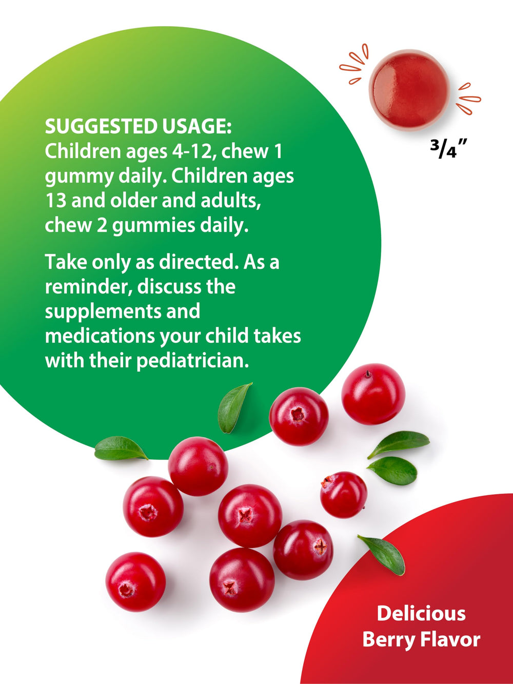 Adult taking Rainbow Light Probiolicious Gummies