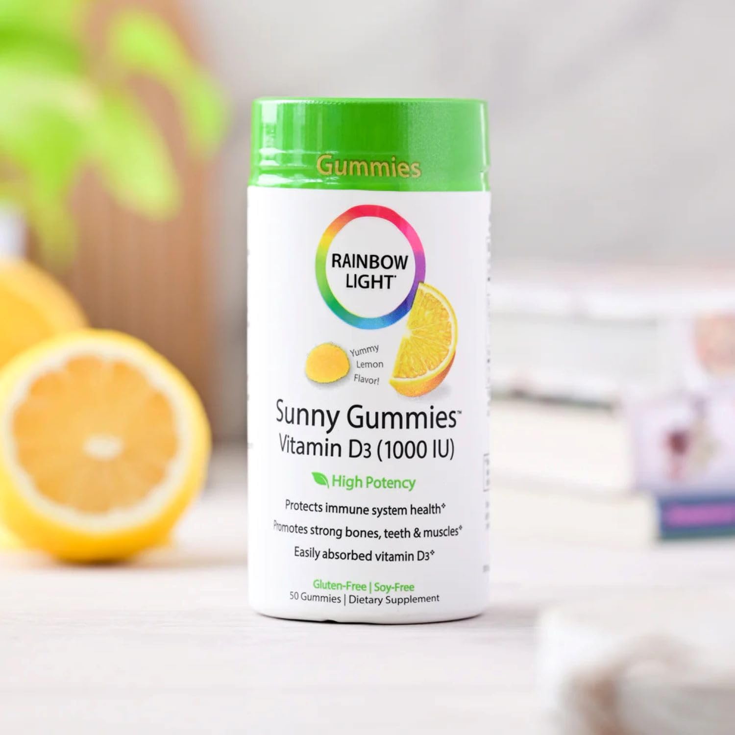 Ingredients and allergen list for Rainbow Light Sunny Gummies D3