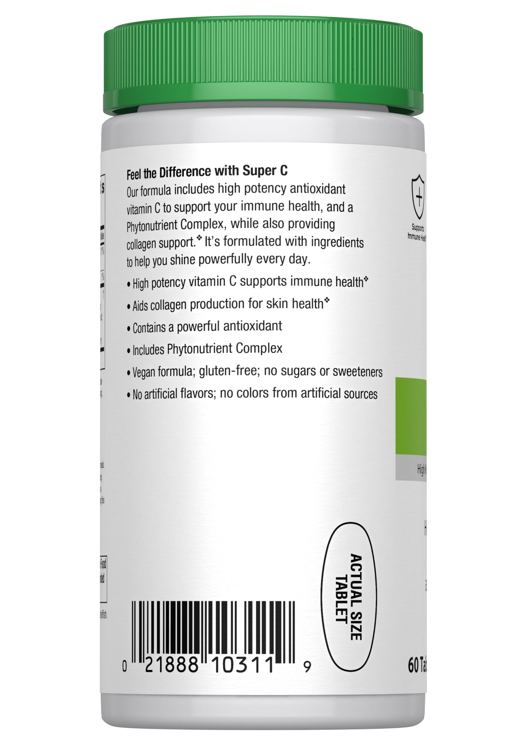 Whole-food ingredients featuring grape skin, red cabbage, cranberry, orange and lemon peel