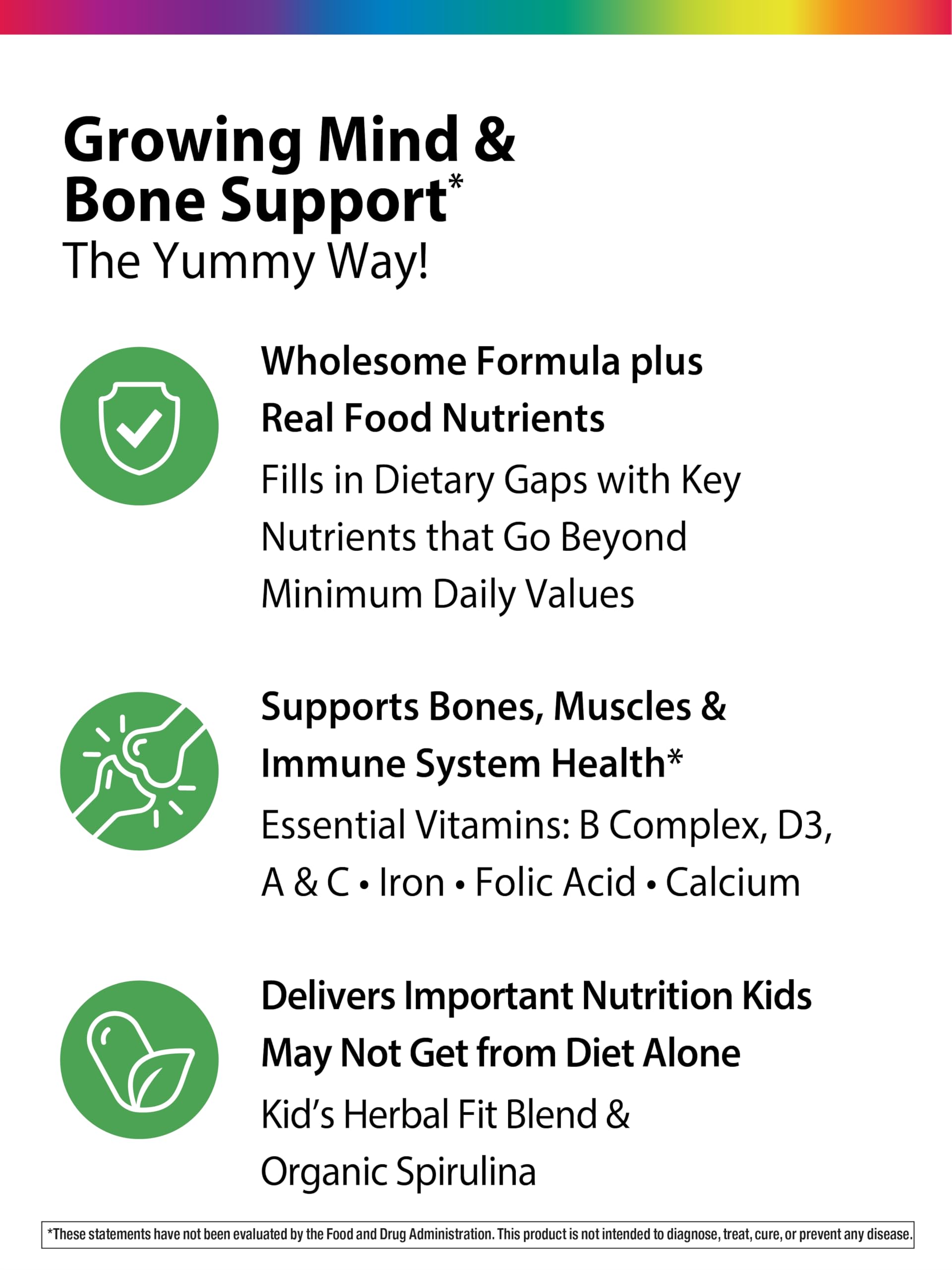 Kid-friendly probiotic and herbal blend for tummy support