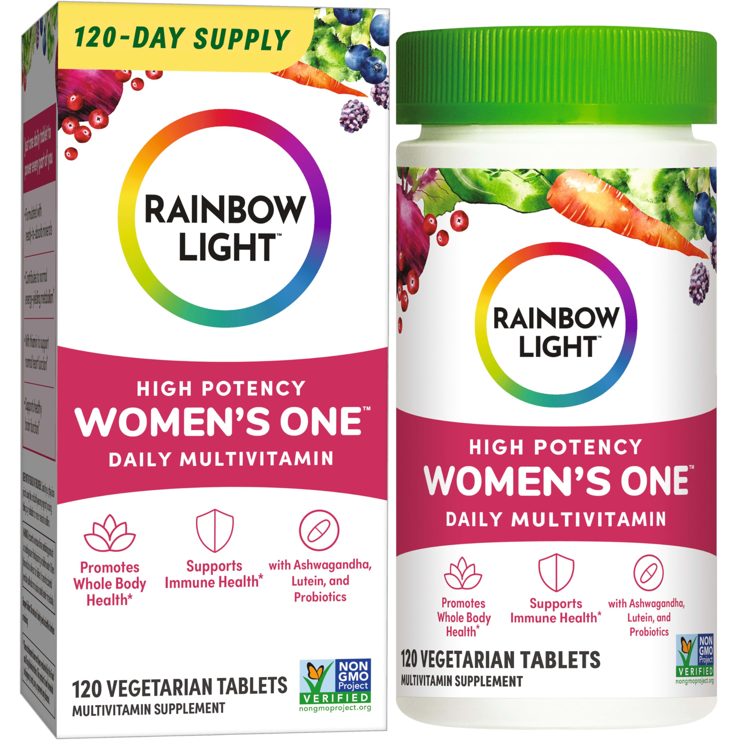 Rainbow Light Multivitamin Women's One Powder bottle front view