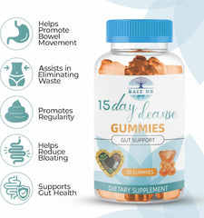 Raiz DE 15-Day Cleanse features senna, cascara, psyllium and probiotics for balanced digestion.