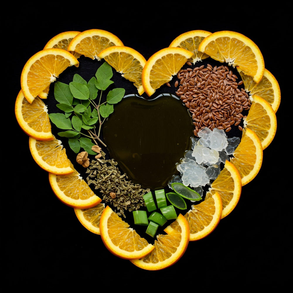 Raiz DE orange-flavored gummies illustrate a natural taste without bitterness.