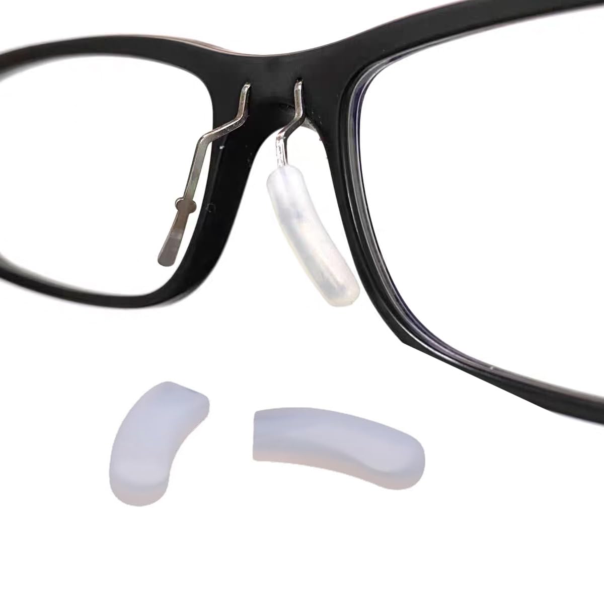 Close-up of RALHAYWI soft silicone eyeglass nose pads