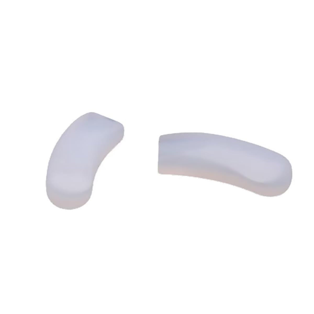 Soft silicone material resists yellowing and hardening